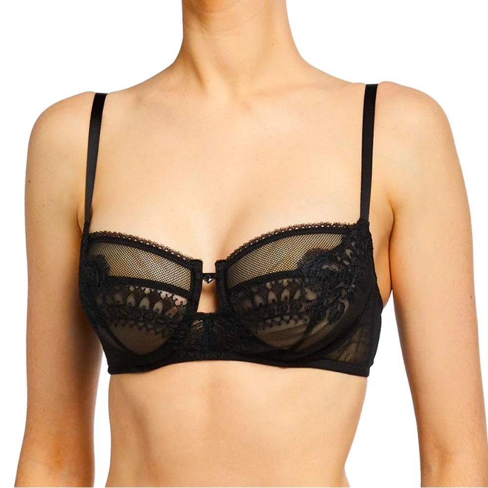 Lise Charmel Swarovski Lace Glamour Black Bra